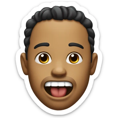 a uy named carter with a zyn in his mouth sticker