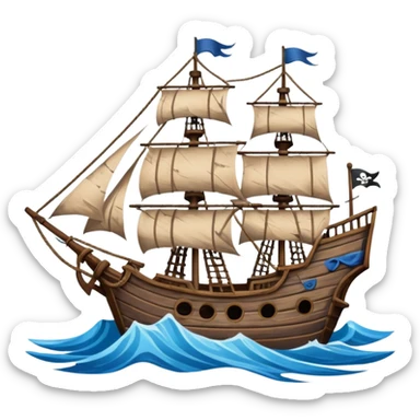 Pirate Ocean sticker