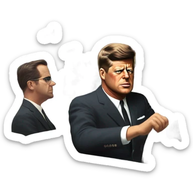 John F. Kennedy cars incident sticker