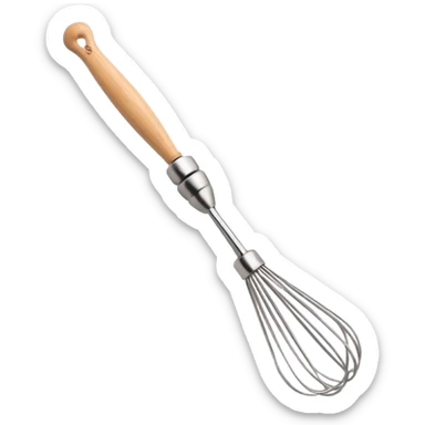 Danish dough wisk sticker