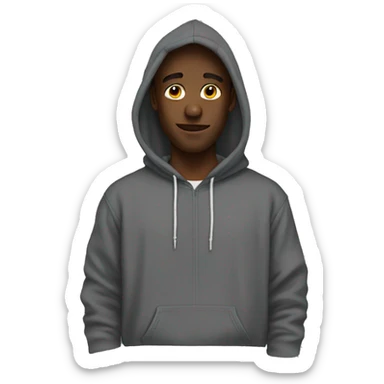 Make an oversized hoodie  sticker