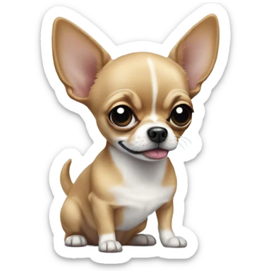 Blueberry muffin chihuahua sticker