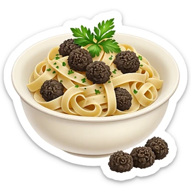 Truffle pasta sticker