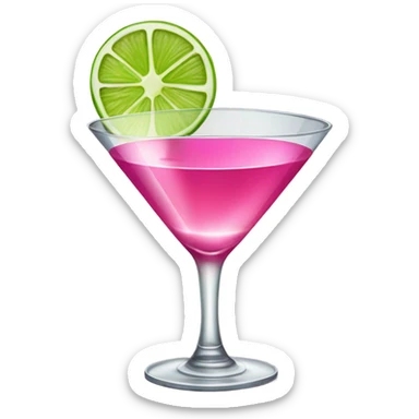 cosmopolitan with a lime sticker