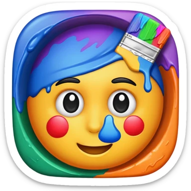 paint drawing sticker