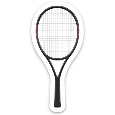 tennis racket sticker