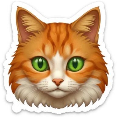 A european cat sticker