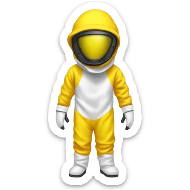 Hazmat suit sticker