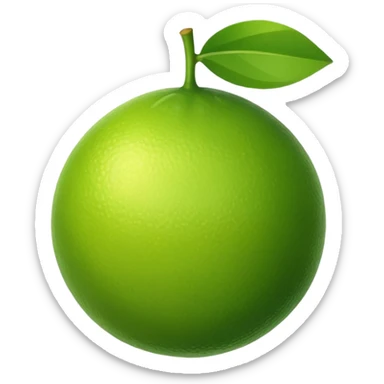 single lime sticker
