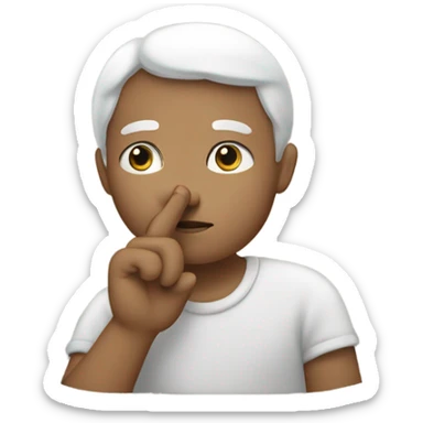 Shhhh quiet  sticker