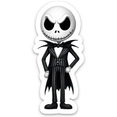 Jack skellington  sticker