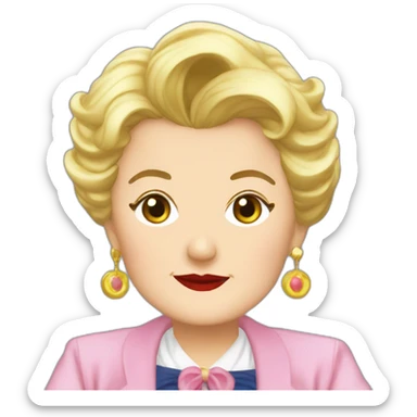 Jessica fletcher sailormoon sticker