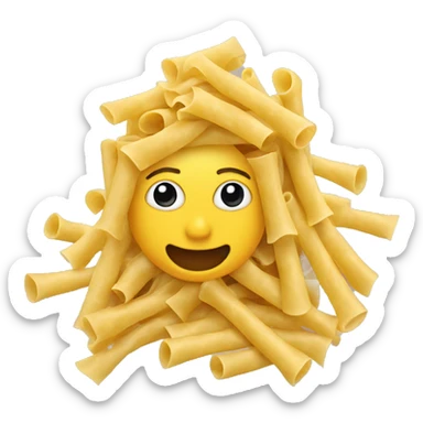 Ha da in the pasta sticker
