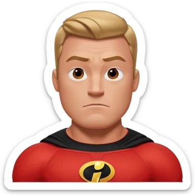 Mr. Incredible from The Incredibles Movie sticker