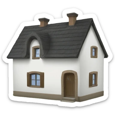 House, horse, belgium sticker