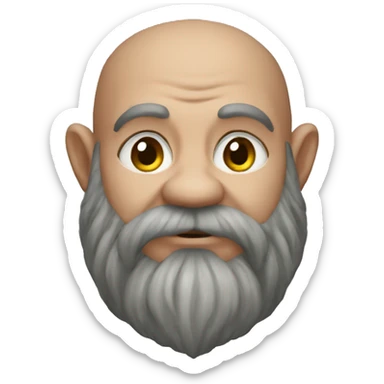 realistic fantasy dwarf sticker