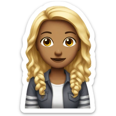 Girlfriend emoji  sticker
