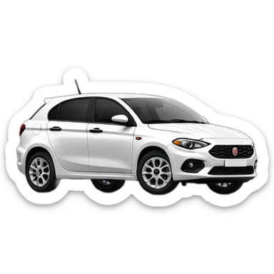 Fiat tipo street white sticker