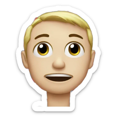 crying salute australian flag sticker