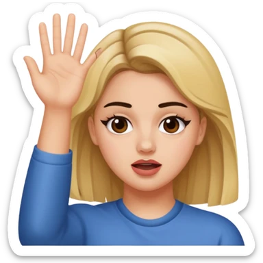 Addison Rae throwing up sticker