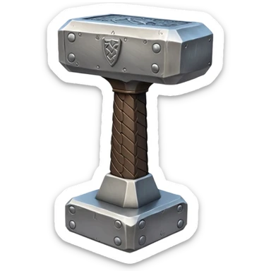 Thor hammer mjolnir runes sticker