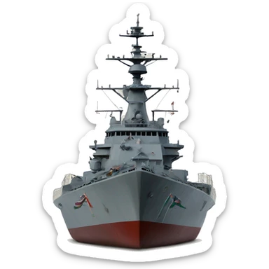 indian modern warships sticker