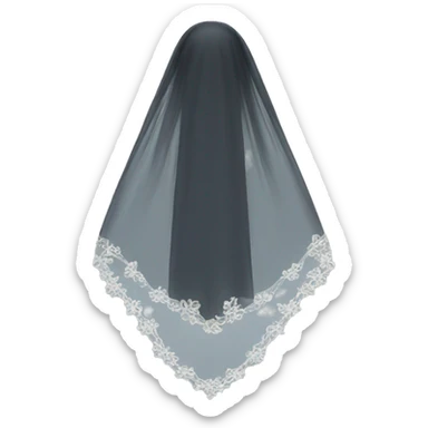 wedding veil sticker