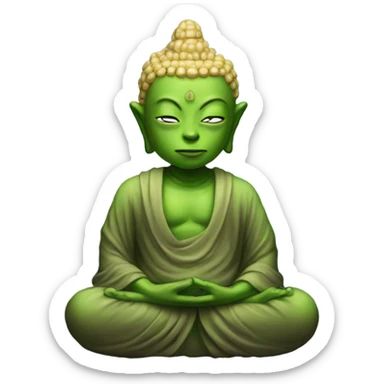Alien buddha
 sticker