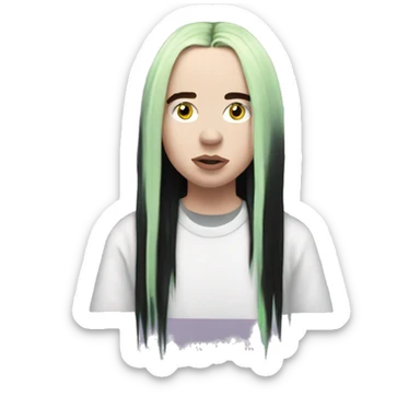 billie eilish in 2024 sticker