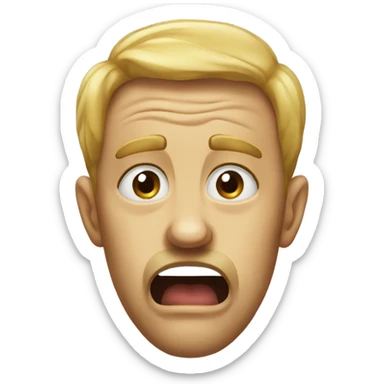 spitting in disgust pg sticker