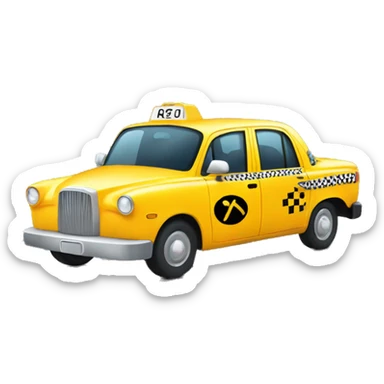 New York taxi sticker