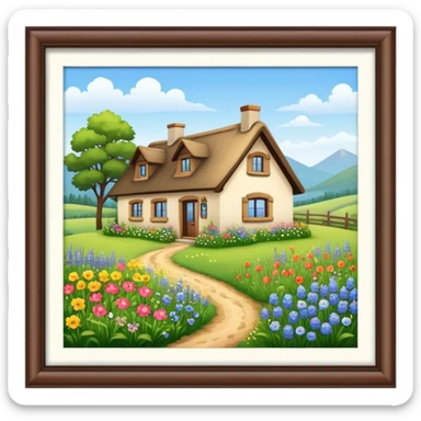 Cottage core sticker