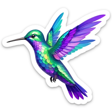 Hummingbird sticker