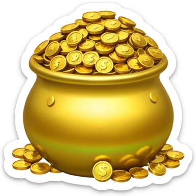 pot of gold sticker