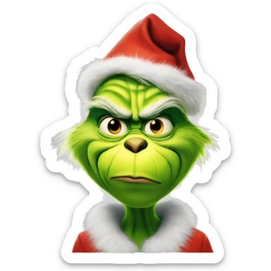 The grinch  sticker