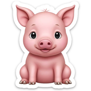a potbelly piglet sticker