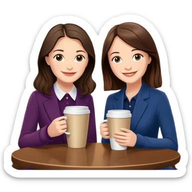 Gilmore girls coffee date  sticker