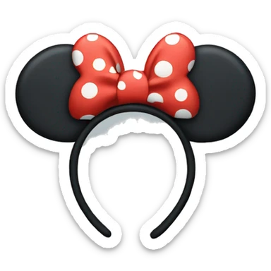 mickey ears from disney world sticker
