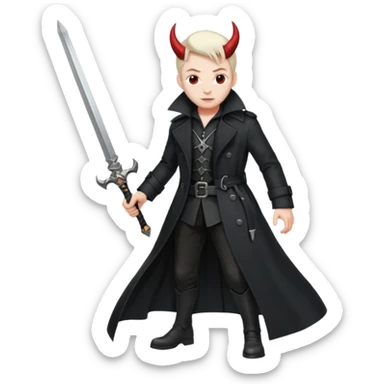 devil hunter sticker