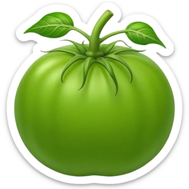 green tomato sticker