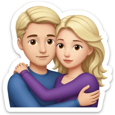 Naked man and woman having sex sticker