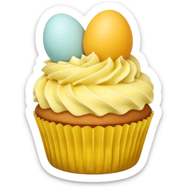 Eggs Cupcakes sticker