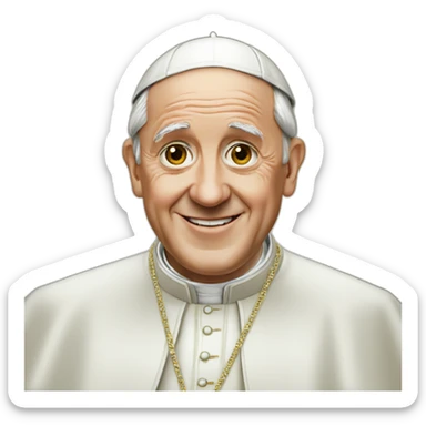 pope francis sticker
