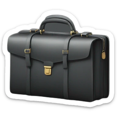 briefcase black sticker