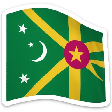Flag of azad kashmir   sticker