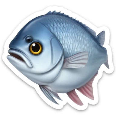 Blue ice bream sticker