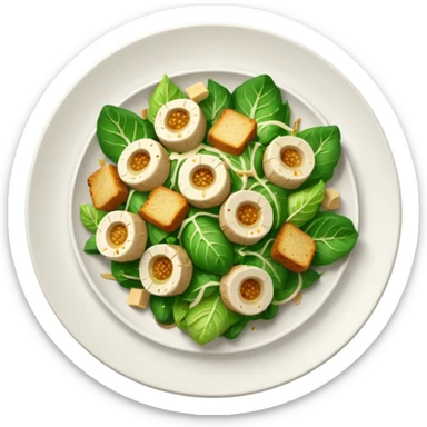 Charred sprout Caesar salad sticker