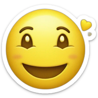 happy smiley yellow saying hello sticker