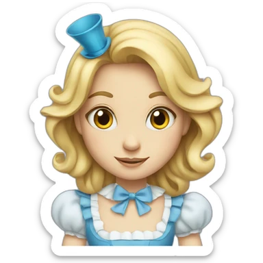 Alice in wonderland sticker