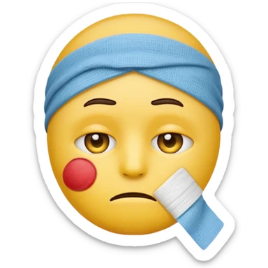 injured emoji sticker